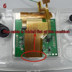 2.6" IPS LCD Screen For Neo Geo Pocket Color NGPC LCD. No need to cut the shell