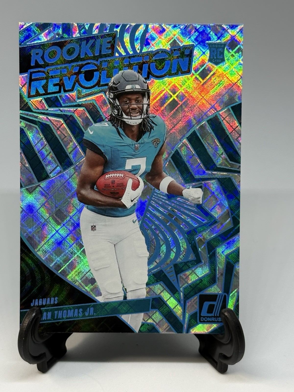 2024 DONRUSS BRIAN THOMAS JR. ROOKIE REVOLUTION COSMIC PARALLEL #/100 RC SSP