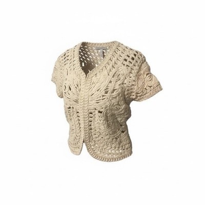 Cold  water Creek Women's Pattern knit cover up,  size 10