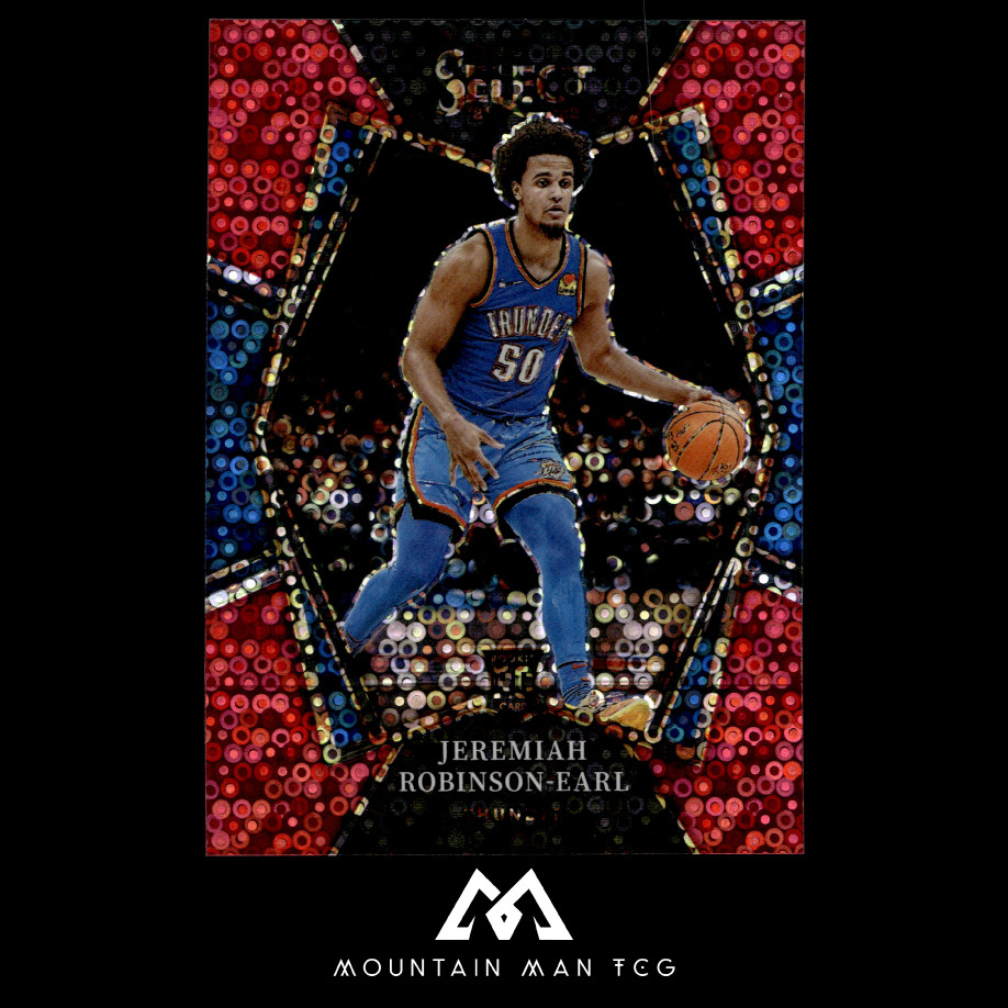 2021-22 Panini Select #182 Jeremiah Robinson-Earl Red Disco Prizms #/49