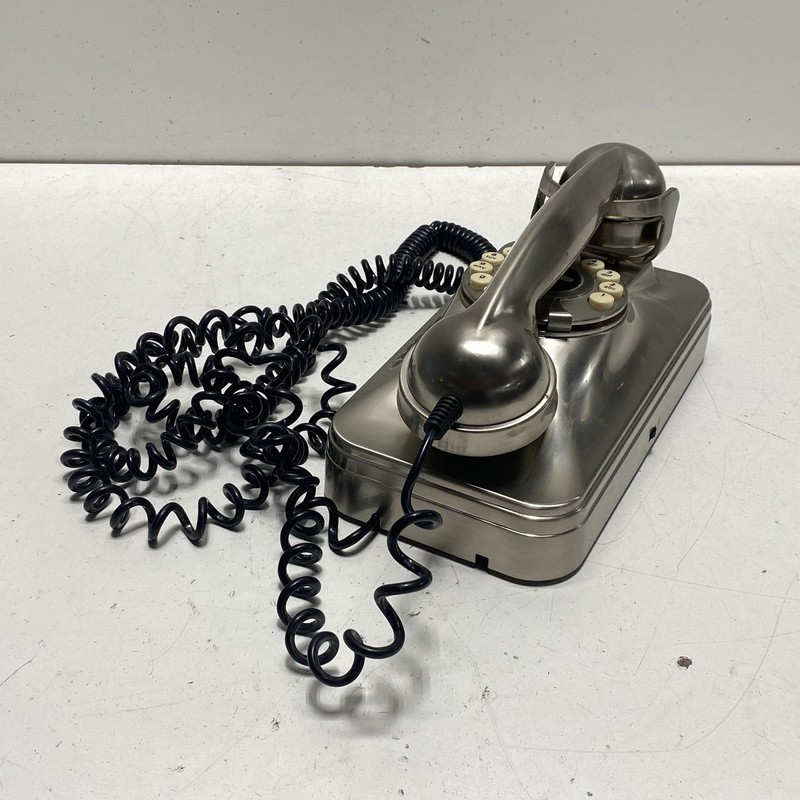 Polly Flame Metal Brushed Wall Phone