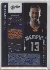 2010 Absolute Memorabilia Rookie Premiere Materials /499 Xavier Henry Auto 05jo