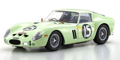 Kyosho 1:18 Ferrari 250 GTO (RHD) #15 Winner 1962 Goodwood Tourist