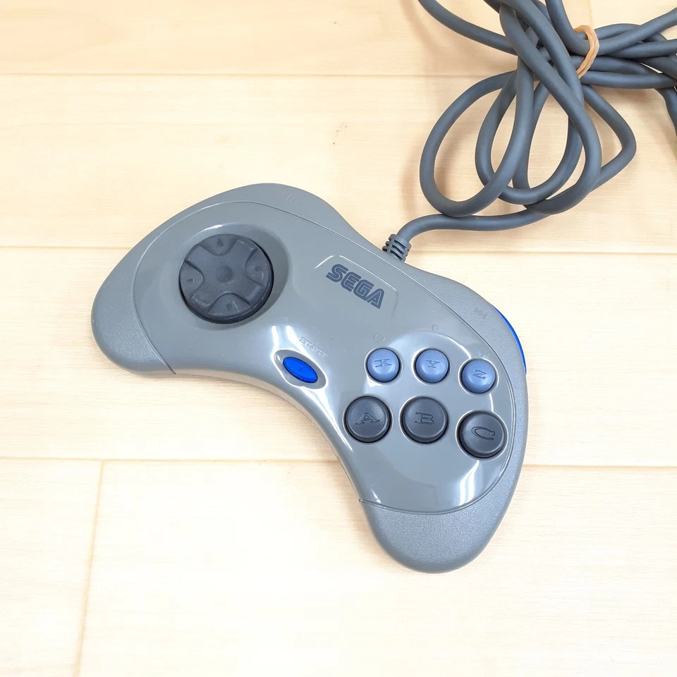 Sega Saturn Gray console boxed with 3 games, controller, manual CIB SB1127 - Image 4 of 4