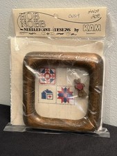 Hob Nobb Needlepoint Designs by KAM Framed Kit CN518 Heart Embellishments
