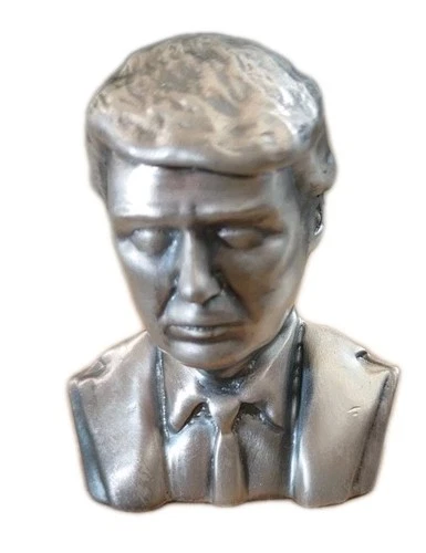 2024 Trmup Bust High Relief Hand Poured Silver 3.3 Oz. .999  By James Lowery