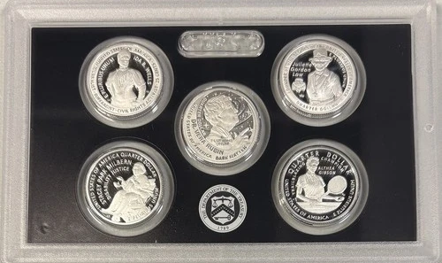 2025 S Proof 99.9% Silver Washington Quarter Set UNC NO RESERVE!