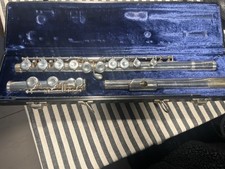 Emerson Silver Plate Flute With Case Serial Number 25711
