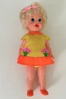 Vintage 1968 Mattel Baby Fun Doll 7" W/ Original Dress Shoes & Hair Bow