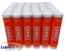 EXOL RED LITHIUM COMPLEX EP2 GREASE 400g HIGH TEMP CARTRIDGES VARIOUS QUANTITY 