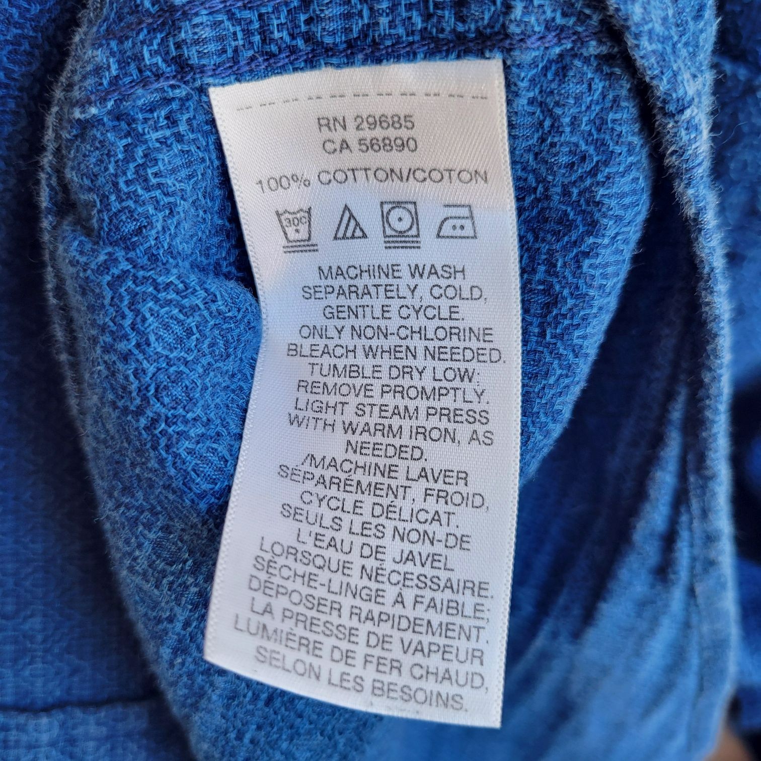 PENDLETON Tennyson Blue Button Down Shirt Size XL… - image 8