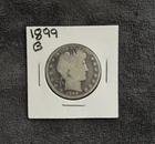 1899-P Barber Half Dollar 1/2 Dollar 90% Silver 50c Philadelphia US Coin