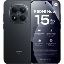 Xiaomi REDMI Note 15 Pro 5G 256 GB Black Dual SIM Smartphone Handy Mobiltelefon