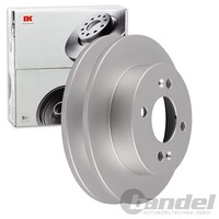 2X NK Bremsscheiben 234Mm Voll Hinten Passend FÜR Hyundai I10 | 313455