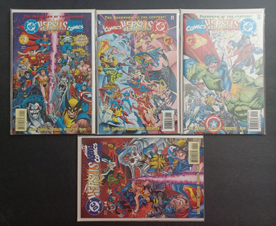 DC versus Marvel Comics #1 2 3 & 4 #1-4 Complete Set - 1996 - NM