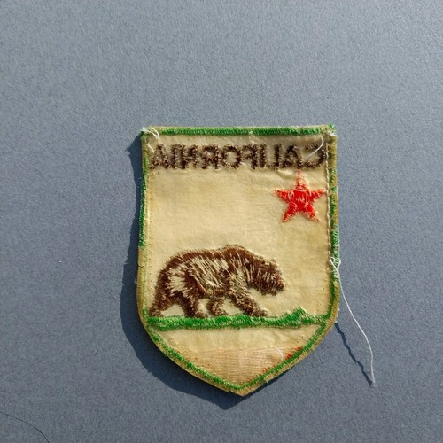 CA California State Flag 2 3/4" Souvenir Sew On Patch - Picture 2 of 2