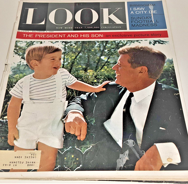 LOOK MAGAZINES: Lot of 2 - 1963 and 1971