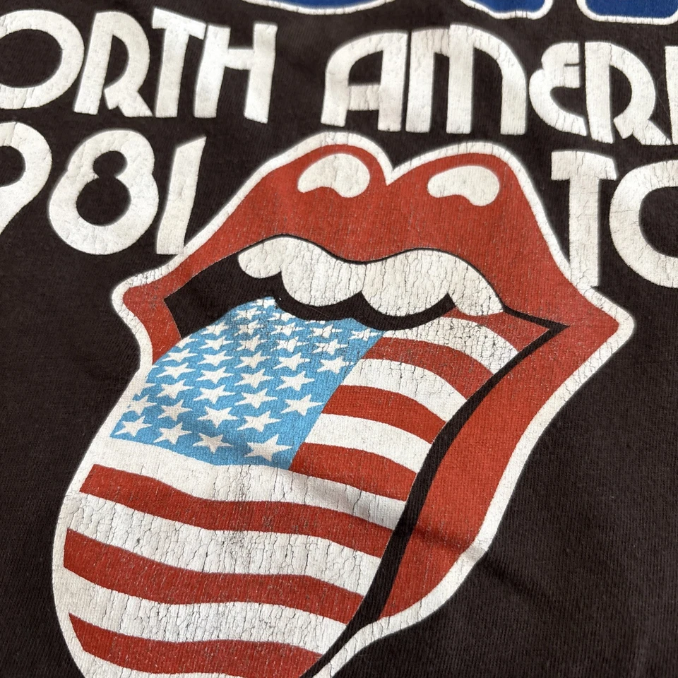 Camiseta The Rolling Stones North American 1981 Tour 2009 Bravado 2XL De Colección Foto 4 de 4