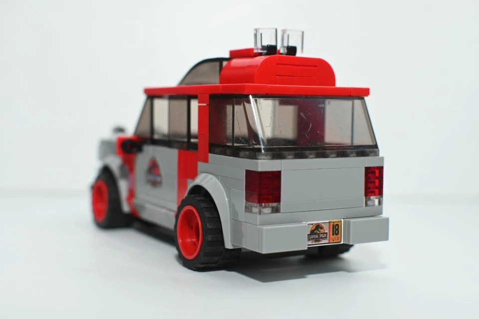 Camión Explorador Dinosaurio Modelo Personalizado Parque Jurásico Compatible con Ladrillos LEGO® Foto 3 de 4