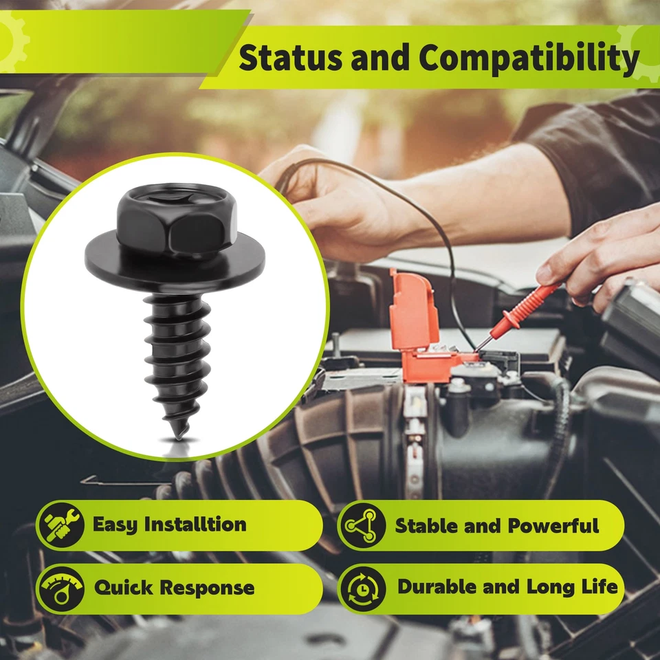 30 para Lexus Hs 250h 10-12 Soporte Radiador Protector contra Salpicaduras Tornillo 9015960496 Foto 3 de 4