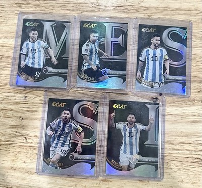Lionel Messi 2023 FansMall Goat Argentina Memorable Name Spellbound Silver Set