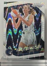 2025 Panini Prizm WNBA Karlie Samuelson #102 White Seismic Prizm Minnesota Lynx