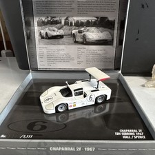MINICHAMPS Chaparral 2F 1967 White 1:111 Diecast Model Car 12H Sebring w/ Case