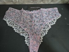 Savage X Fenty Savage Not Sorry Cheeky Pantie Pink Size Large