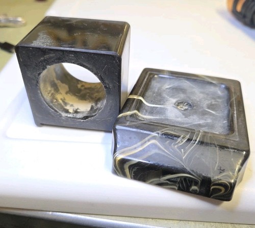 Bakelite Catalin Blocks 290 Grams • Swirling/Marbling