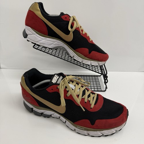 Nike Air Pegasus 25 + Edizione Speciale Rosso/Nero/Oro Bowerman Series UK 11.5? - Foto 1 di 21