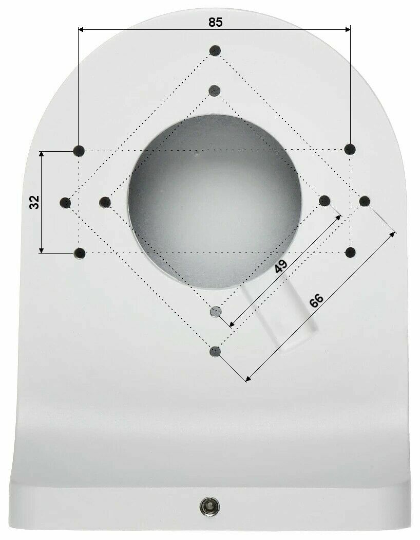 Original PFB204W Waterproof Wall Mount Bracket For Dome IP Camera
