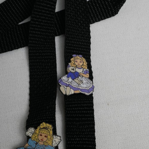 Marie Osmond 10th Anniversary 91-01 Commemorative Lanyard With 3 Cute Doll Pins - Picture 6 of 8