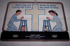 Vintage 1952 Idaho Mobil Gas Station Promo Give Away Plastic Sign