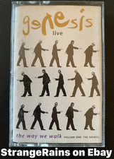 GENESIS LIVE The Way We Walk Volume One: The Shorts Cassette Tape PLAY TESTED