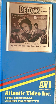 DEEDAR 1951 BW VHS Vintage Classic Hindi Movie Dilip Kumar , Nargis, Ashok Kumar