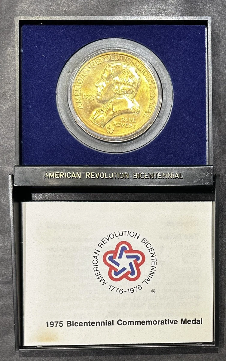 1975 Bicentennial Commemorative Medal Paul Revere for sale | eBay