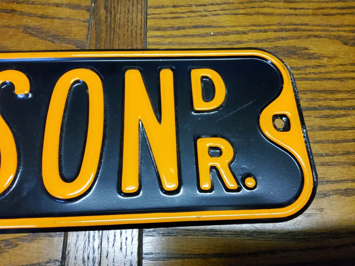 非売品　レア　ハーレーダビッドソン　ノベルティ　ディスプレイ　ライト　スタンド Harley Davidson Drive DR Street Metal Porcelain Dealer Sign