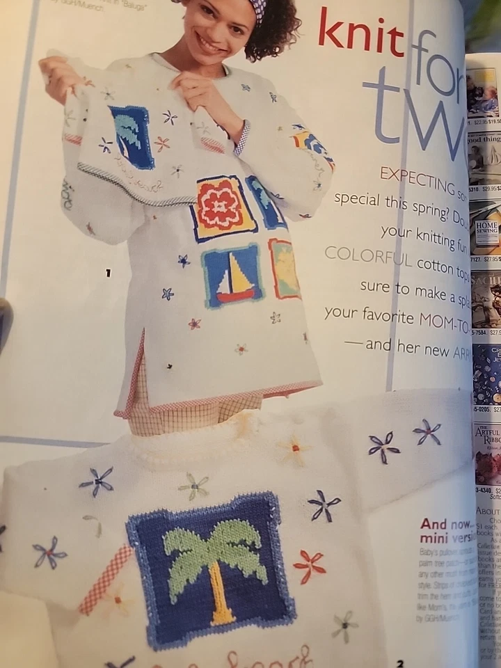 Family Circle Easy Knitting Plus Crochet Spring/Summer 1998 Afghans, Pillows Etc - Image 3 of 4