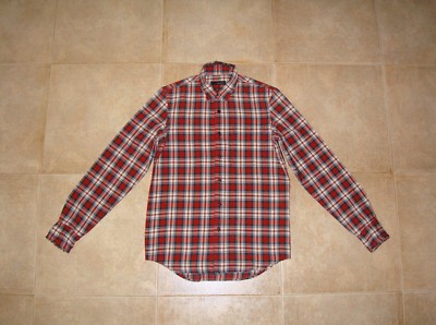 Dsquared² Runway TARTAN Wool Shirt 46 IT S-M FW/05-06 71C095  495 Made in Italy