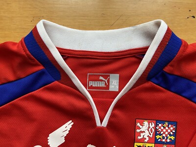 CZECH REPUBLICH 2000 2001 HOME FOOTBALL SHIRT SOCCER JERSEY PUMA