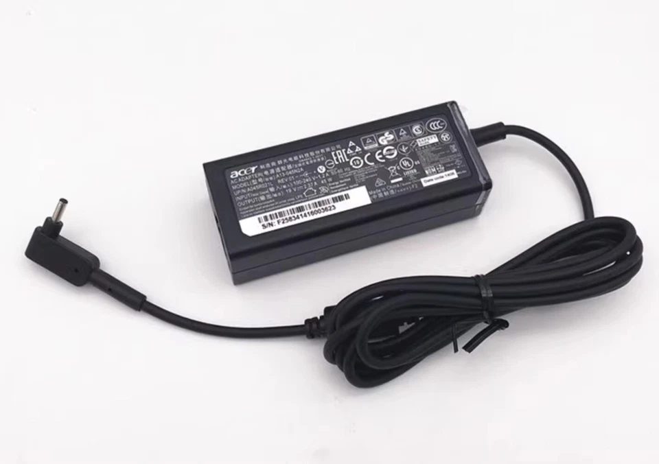 Cargador Original 19V 2.37A 45W para Acer Chromebook 11 13 14 3.0*1.1mm Adaptador de CA Foto 4 de 4