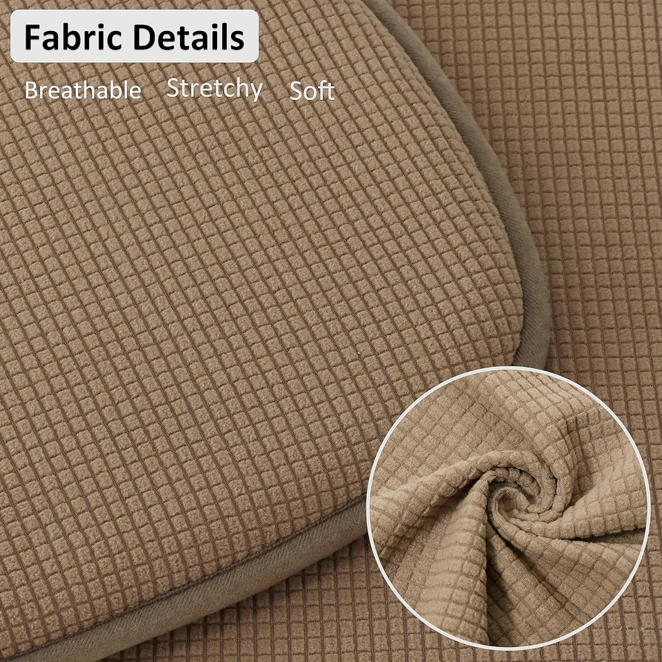 Windsor Chair Cushions Farmhouse Seat Cushion for Kitchen Chairs Brown