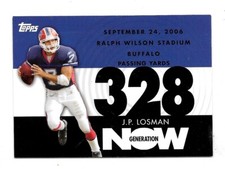 2007 Topps Generation Now J P Losman Buffalo Bills #JL1 NRMT