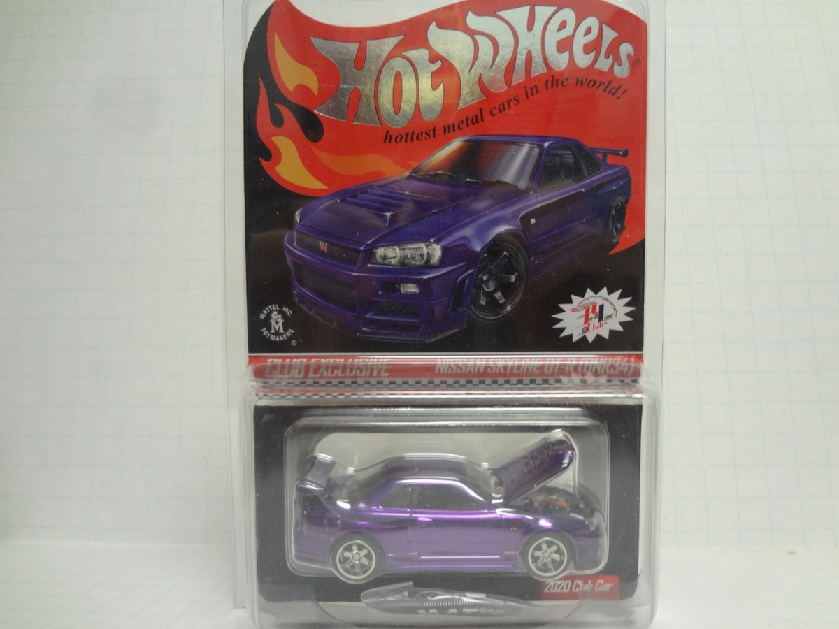 ホットウィール RLC Nissan R34 カスタム品 Hot Wheels RLC Red Line Club Nissan Skyline GT-R (BNR34) | eBay