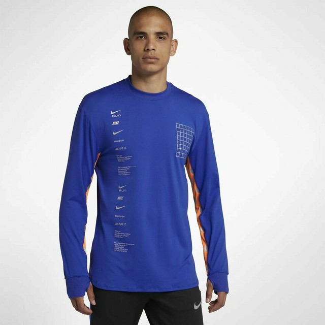 Mens M Nike Dry Element Long Sleeve 