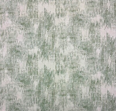 KRAVET BARBARA BARRY PRINTED MODERN WATERCRESS GREEN ABSTRACT FABRIC BTY 56''W