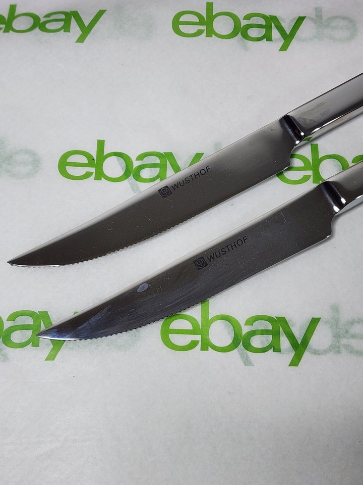 Wusthof Trident Stainless Steel Steak Knife Set 8 Pieces eBay
