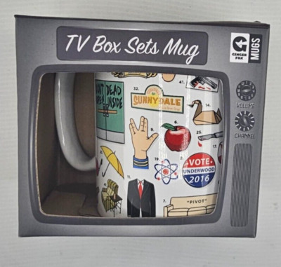 Ginger Fox TV Box Sets Trivia Quiz Novelty Mug - Can You Guess 50 Of Your Favour