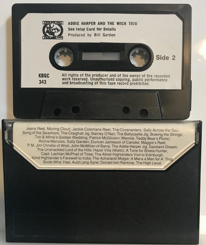 Adddie Harper and The Wick Trio: The Magnetic Stars of the North (Cassette Tape) - Picture 2 of 2