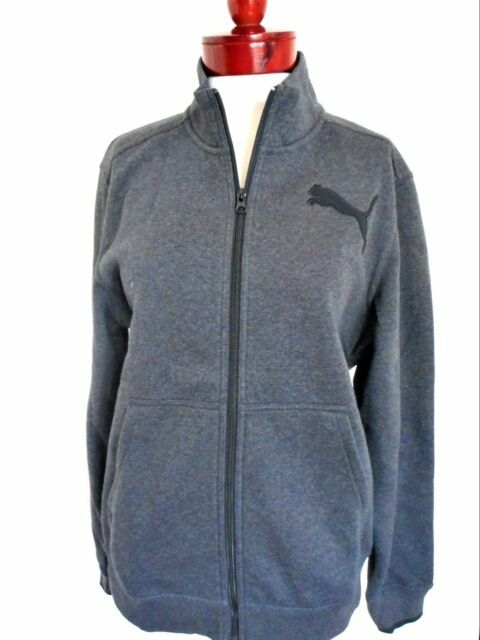 puma men's fleece track jacket